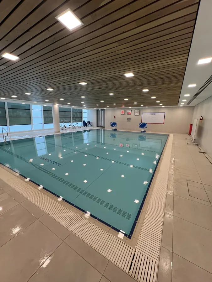 Hydrotherapy pool at St George's Park